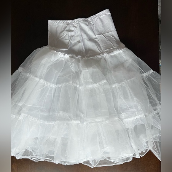 Petticoat Retro -Girl’s -  Underskirt Tutu Skirt Hoopless/ Size S & M - Picture 2 of 6